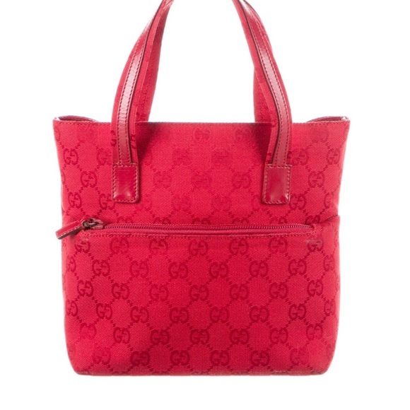 GUCCI rare vintage red tote - Picture 2 of 7
